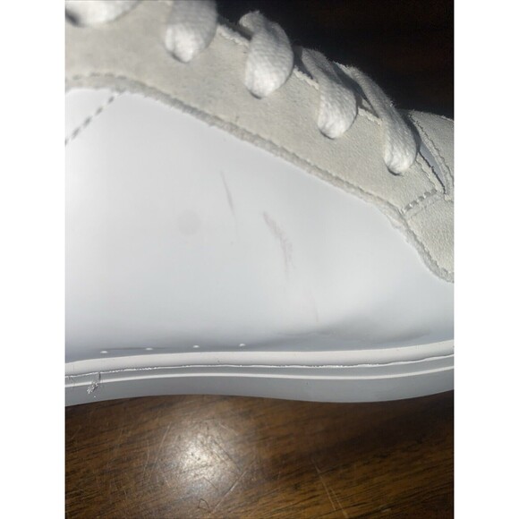 Burberry - Men's Reeth Leather House Check High-Top Sneakers White Size 12 - Picture 16 of 16